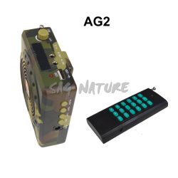 0206005 - RIPRODUTTORE AMPLIFICATORE RADIO TASCABILE RICARICABILE CON TELEDOMANDO - AG2 FC - SAG NATURE