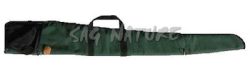 0301006 - FODERO PER FUCILE IN CANVASS VERDE ZIP INTERA IMBOTTITO CON MANICO ED ATTACCO TRACOLLA - SAG NATURE