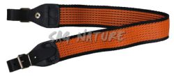 0303029 - BRETELLA PER CARABINA IN NYLON CON ANTISCIVOLO COLOR ARANCIO CON BORDO SCURO - LARGHEZZA 40 MM - SAG NATURE