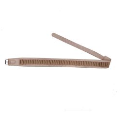 0305067 - CARTUCCIERA IN PELLE VACCHETTA CAL. 8 e CAL. 9 FASCIA LARGA - 50 CELLE - SAG NATURE