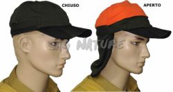 0401022 - CAPPELLO ALTA VISIBILITA' CON MEMBRANA IMPERMEABILE - TG M-XXL