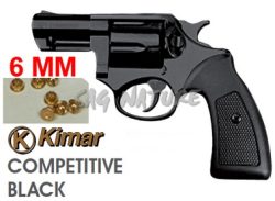 0501052 - PISTOLA A SALVE MODELLO COMPETITIVE CAL. 6MM NERA - KIMAR