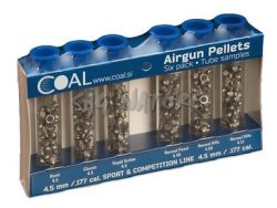 0502005 - KIT DI 6 PALLINI ARIA COMPRESSA PER PISTOLA E CARABINA DA COMPETIZIONE - 4,50 MM - LAOC