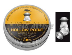 0502010 - 500 PALLINI 4,50 MM - PALLINO ARIA COMPRESSA A PUNTA CAVA - 0,54 GRAMMI - LAOC