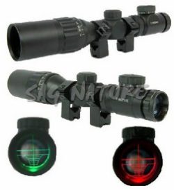 0801083 - OTTICA 2-6x32AOE CON RETICOLO ILLUMINATO COMPLETA DI ATTACCHI - LOWCOSTOTT