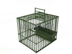 0803034 - GABBIA MAXI TORDO SENZA TELA CON APERTURA SUPERIORE 30X25X25