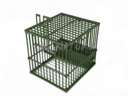 0803037 - GABBIA MINI ALLODOLA BASSA CON TELA 23X17X21H