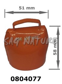 0804077 - CAMPANA ORANGE 03 IN BLISTER - ALTEZZA CM 5,8 LARGHEZZA CM 5,1 - SAG NATURE