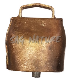 0804081 - CAMPANA CK-02 - ALTEZZA CM 4,5 LARGHEZZA CM 3,5 - SAG NATURE