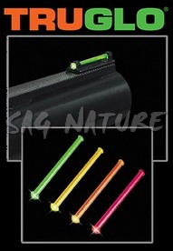 0806018 - MIRINO PER FUCILE UNIVERSALE CON FIBRE OTTICHE DI VARI COLORI INTERCAMBIABILI - TG949A - TRUGLO