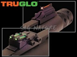 0806044 - SET MIRINO E TACCA DI MIRA VERDE E ROSSO PER FUCILE IN ACCIAIO REGOLABILE - GOBBLE DOT 6 MM - TG944C - TRUGLO