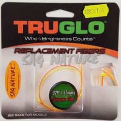 0806166 - SET FIBRA OTTICA PER MIRINI .029" (0.75mm) - 1 ROSSA - 2 VERDI - 2 GIALLE - TG08A - TRUGLO