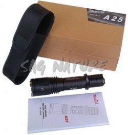 0806265 - LAMPADA-TORCIA A25 MARTIDEN 450 LM - DISTANZA DI ILLUMINAZIONE 150 METRI - C/FODERO - PESO 145 G - 145X25X35 MM - SAG NATURE