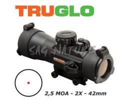 0806269 - PUNTATORE OLOGRAFICO/RED DOT 2X42MM - RETICOLO 2,5MOA - TG8030B2 - TRUGLO