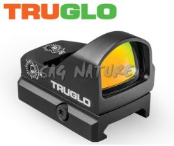 0806333 - MICRO RED-DOT TRU-TEC PER PISTOLA - 23 MM - RETICOLO 3 MOA - 10 LUMINOSITA' - ATTACCO PICATINNY/WEAVER - TG8100B - TRUGLO