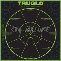 0806338 - BERSAGLIO DIAGNOSTICO TRU-SEE PER PISTOLE - CON 6 FOGLI PER CONFEZIONE - TG15A6 - TRUGLO