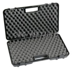 0901223 - 2040 ISY VALIGETTA IN P.P. PER PISTOLA CON CHIUSURA ECONOMICA A TIRO - CM 47,5X27X8 - NEGRINI