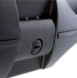 0901331 - PUSH&PULL KEY 70 SERRATURA A TIRO CON CHIAVE PER VALIGIE SERIE ISY MODELLO LARGO - NEGRINI