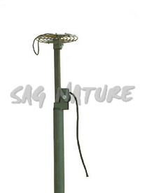 1002027 - RACCHETTA A STANTUFFO PER PICCIONI - MATERIALE FERRO E ALLUMINIO - ALTEZZA CHIUSA 84 CM - COLOMABACCIO