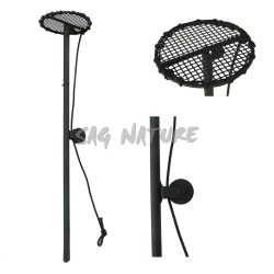 1002028 - RACCHETTA A RIBALTA PER PICCIONI - MATERIALE FERRO VERNICIATO A FUOCO - ALTEZZA 22 CM - COLOMBACCIO