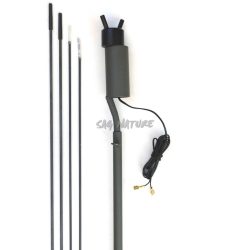 1004018 - GIOSTRA A BASSO CONSUMO CON 2 BRACCIA C/MOTORE POTENTE + 2 ASTE LUNGH. 1,80 MT DA 5 MM + PALO TELESC. ACCIAIO 1,90 MT - STAMPI ESCLUSI - IDEALE PER COLOMBACCIO E ANATRE - BORSA 1004029 NON IN DOTAZIONE