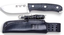 1201215 - COLTELLO BUSHCRAFT E SURVIVAL BS9 URSUS ACCIAO MOVA 1.4116 MANICO MICARTA LAMA 10 CM PESO 225 GR - COMPLETO DI FODERO PELLE CON ACCIARINO - JOKER CM116-P