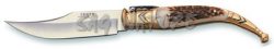 1201230 - COLTELLO CON MANICO IN CORNO DI CERVO LAMA 11 CM PESO 145 GR - JOKER NC00
