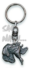 1201406 - PORTACHIAVI TESTA CANE RIPORTO ANATRA - JOKER VZ04
