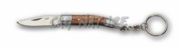 1203101 - COLTELLO PORTACHIAVI CON MANICO IN LEGNO OLIVO LAMA 4,5 CM - JKR277