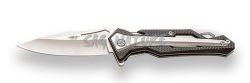 1203117 - COLTELLO SPORTIVO  ALLUMINIO / ACCIAIO INOSSIDABILE - LAMA 8,5 CM - JKR730