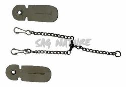 1301074 - BRACHE PER CIVETTA O FALCO, IN METALLO; CUOIATTOLI STACCABILI