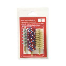 1301164 - BLISTER DI SCOVOLI PER FUCILE IN LANA, SETOLA E ACCIAIO AD ELICA