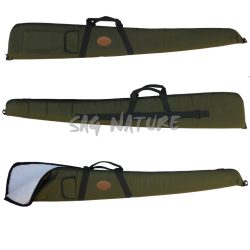 1705010 - FODERO PER FUCILE IN 600D RIPSTOP IMBOTTITO CINGHIA DA TRASP. TASCA LATERALE CM 140X24 - ART. YQGB-001-140