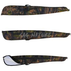 1705040 - FODERO PER FUCILE IN 600D RIPSTOP MIMETICO IMBOTTITO CINGHIA DA TRASP. TASCA LATERALE CM 130X24 - ART. YQGB-001-130 CAMO