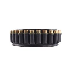 1706007 - CARTUCCERA IN PELLE FODERATA CAL. 12 RINFORZO IN CORDURA SULLE CELLE - ART. RA21C