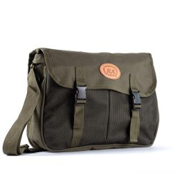 1708001 - BORSA CON RETE ANTERIORE INTERNO IN PVC ESTRAIBILE TASCA POSTERIORE A ZIP COLORE VERDE CM. 37X32X11 - ART. B009