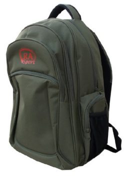 1708008 - ZAINO CON 2 COMPARTI + TASCHE ESTERNE E PORTA BOTTIGLIA FODERATO IN NYLON SEDILE INTERNO ESTENSIBILE E SPALLACCI IMBOTTITI CM 50X20X30 - ART. ZAINO SOSTA