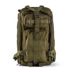 1708027 - ZAINO TACTICAL IN 600D ULTRA POL. 3 SCOMPARTI SCHIENALE SEMIRIGIDO COL. VERDE CM 44X24X20 - ART. TACTICAL 6
