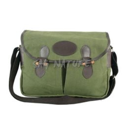 1708065 - BORSA IN CANVAS CON CARNIERE PORTA DOCUMENTI 2 TASCHE ESTERNE E TRACOLLA CM 37X28X11 - ART. BORSA QUAGLIA CANVAS
