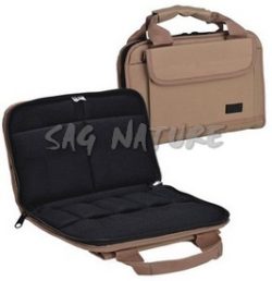 1709078 - BORSA PORTA PISTOLE E CARICATORI COLORE TAN CM 34X25 - ART. SWAT PISTOL CASE