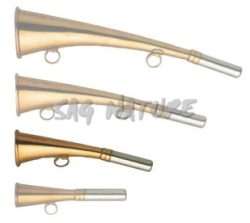 1709092 - CORNO-TROMBETTA IN OTTONE MISURA 16 CM