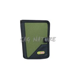 1709108 - PORTA LICENZA-DOCUMENTI IN POLIESTERE E PVC VERDE CON 8 PAGINE TRASPARENTI - CM 14,5X10 - ART. RD16 VERDE