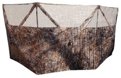 1713078 - CAPANNO A 3 LATI REGOLABILI PIEGHEVOLE CON SACCA TRASPORTO CM 145X130 PER LATO PESO 3,2 KG - ART. D566 BLIND CAMO