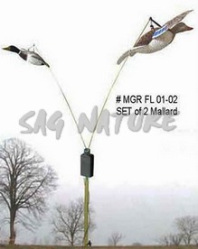 2005004 - GIOSTRA MOTORIZZATA CON GERMANO IN VOLO MASCHIO + FEMMINA 2 PC MGR FL 01-02 SPORTPLAST