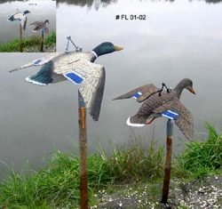 2007016 - GERMANO FEMMINA IN VOLO (SET X 2) CON SISTEMA VENTO DIREZIONALE FL02 - SPORTPLAST