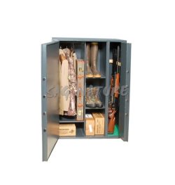 2301031 - CASSAFORTE/ARMADIO BLINDATO MOD. GLSW 2-960KK - 7/8 FUCILI - CM 130X96X46 - COL. ANTRACITE - KG 120 - CHIAVE VDS1 - RIPIANI REMOVIBILI - GRIFFON