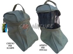 2701003 - BORSA PORTASTIVALI E/O SCARPE 600D RIPSTOP CON RETE - SAG NATURE