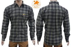 2901040 - CAMICIA POLLINO IN 100% COTONE SPAZZOLATO - TG S ALLA  3XL - LA NUOVA REGINA - SAG NATURE