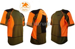 2901041 - MAGLIA T-SHIRT TECNICA SUPREME - COLORE ORANGE CON INSERTI IN KEVLAR ELASTICIZZATO - TG S ALLA 4XL - LA NUOVA REGINA - SAG NATURE