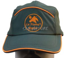 2901101 - CAPPELLO IN SOFTSHELL GREEN CON REGOLAZIONE - TG S/M - L/XL - LA NUOVA REGINA - SAG NATURE